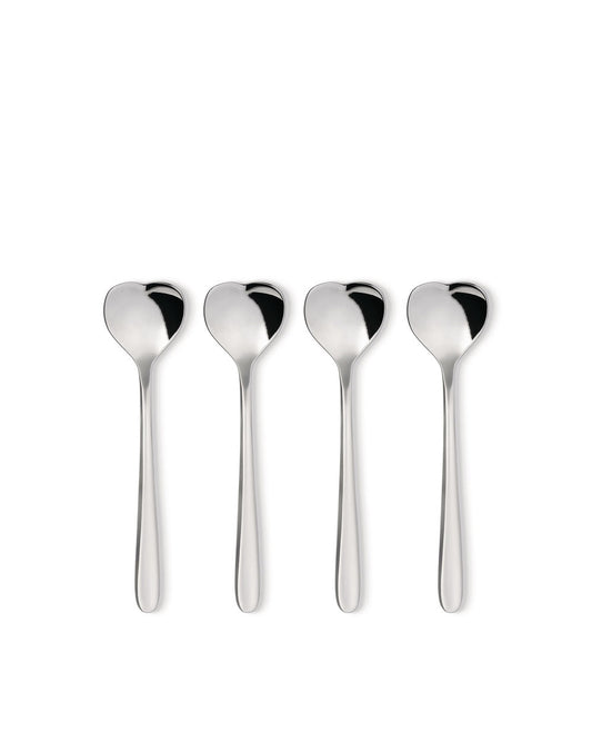 Alessi Big Love Koffielepel Hartvormig 4 Stuks