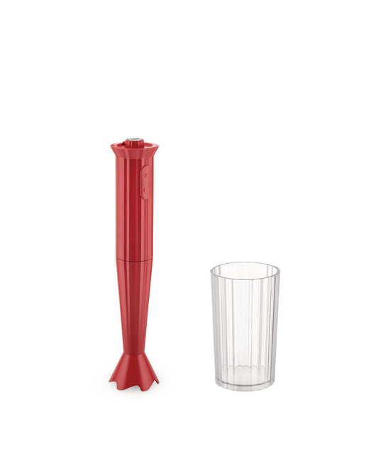 Alessi Plissé Staafmixer Rood