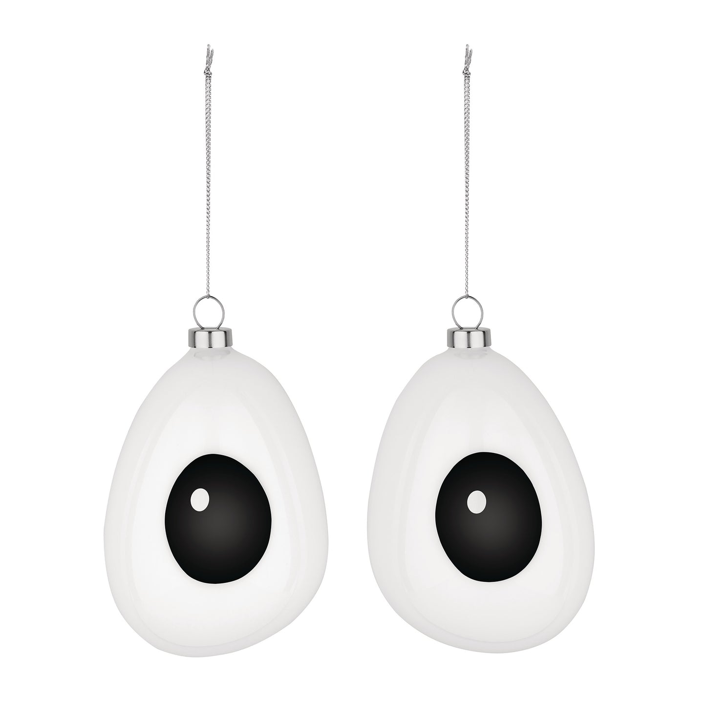 Alessi Treebies Kerstballenset 3 Holly - 2 Stuks