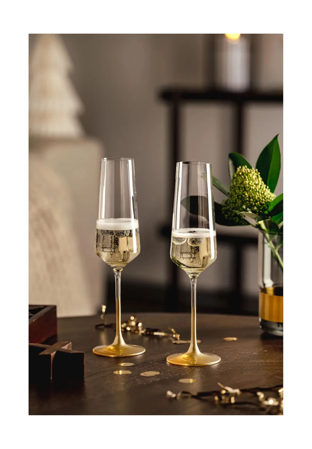 Leonardo Puccini Champagneglas Goud 280 ml 2 Stuks