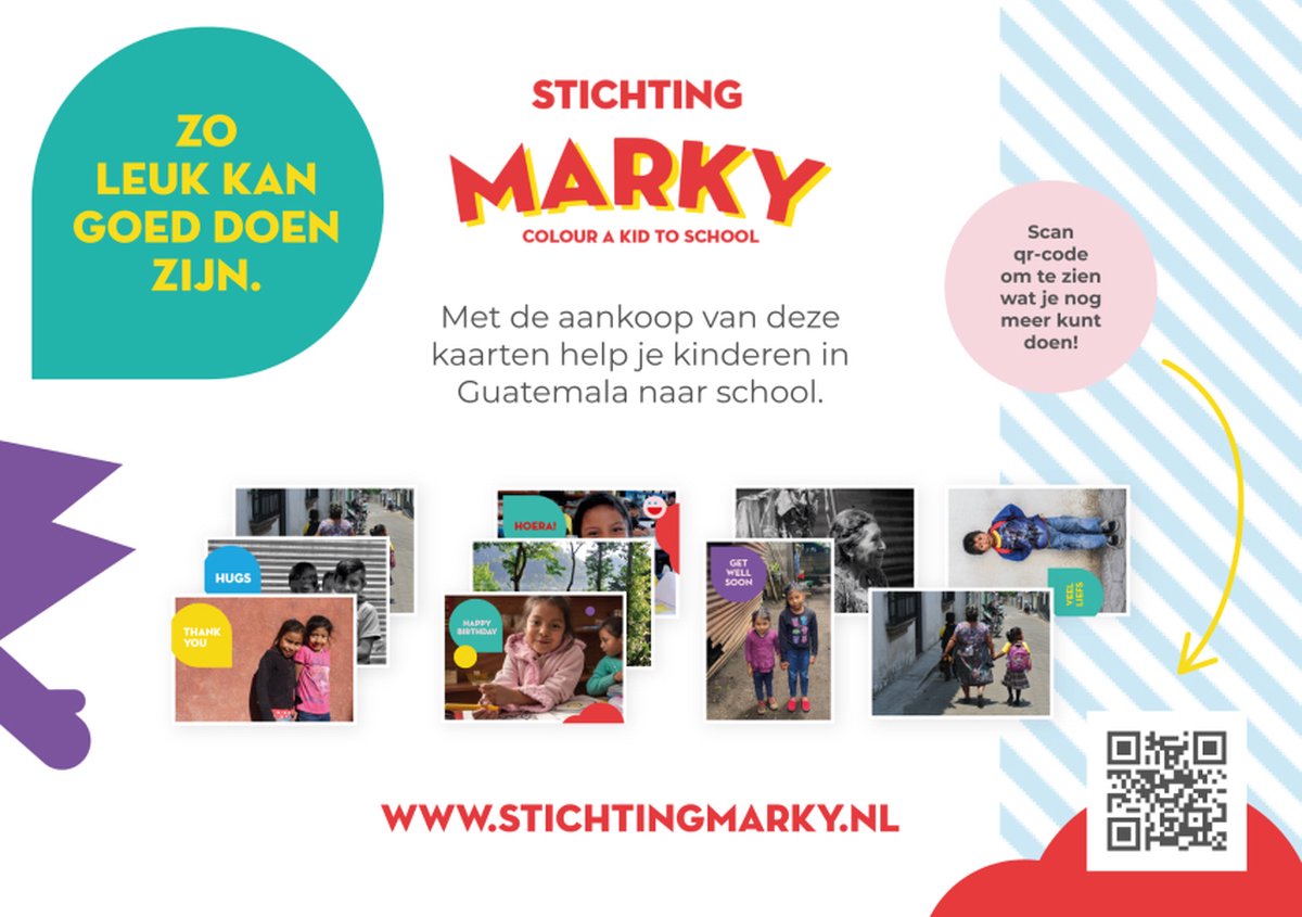 Marky Markers (6 Stuks) & Marky Ansichtkaarten (20 Stuks)