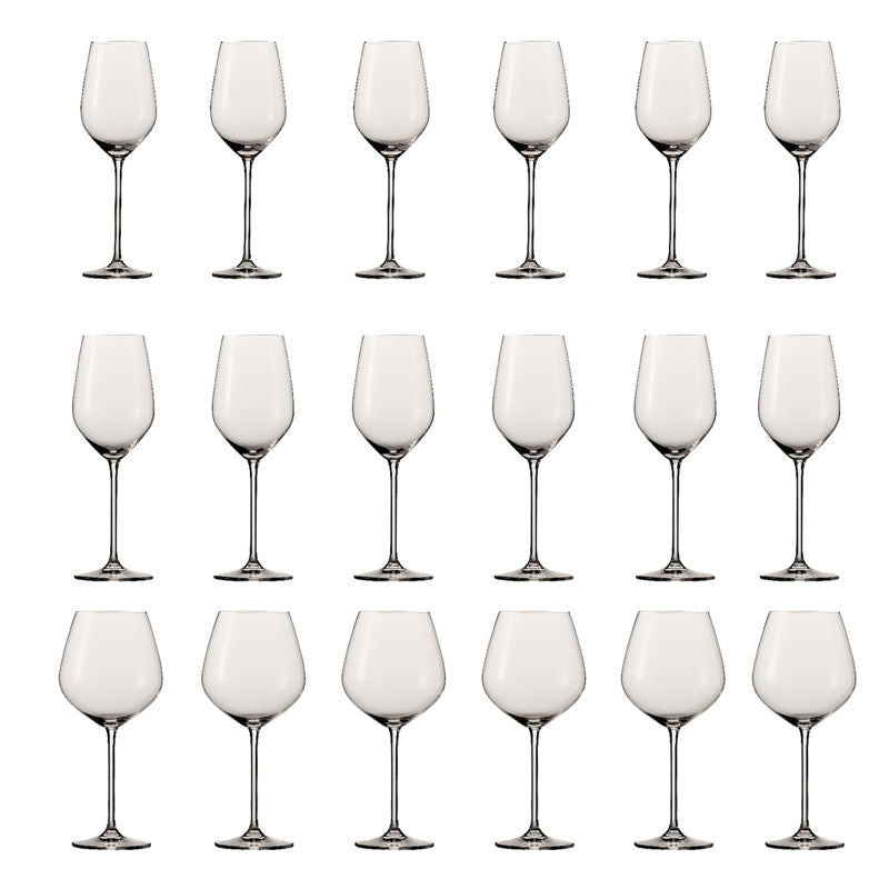 Schott Zwiesel Fortissimo Glazenset 18-Delig – Wijnglas Van Schott-Zwiesel In Rvs-Glanzend Kristal Glas