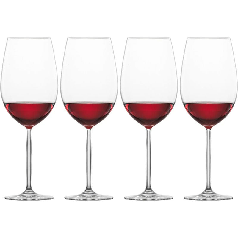 Schott Zwiesel Muse (Diva) Bordeaux Glas 77 Cl 4 Stuks – Wijnglas Van Schott-Zwiesel In Rvs-Glanzend Glas
