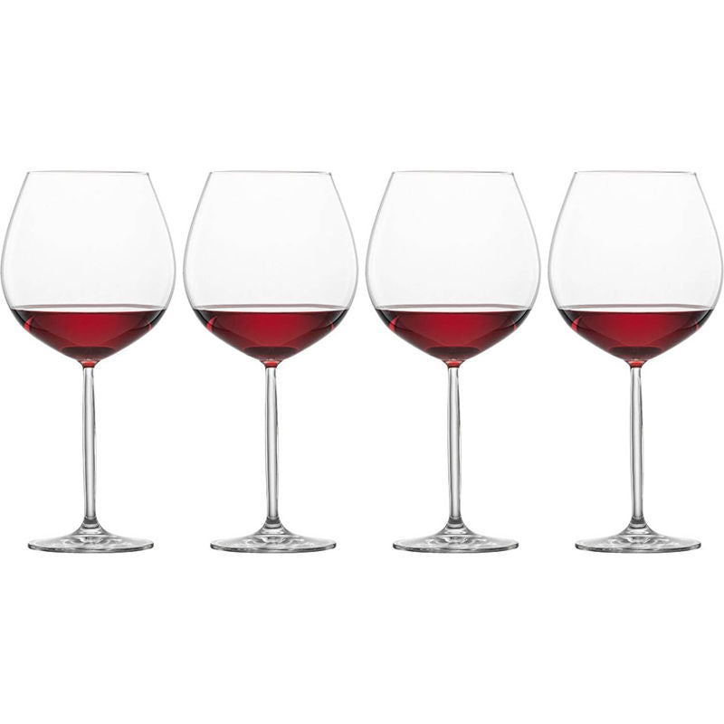 Schott Zwiesel Muse (Diva) Bourgogne Glas 84 Cl 4 Stuks – Wijnglas Van Schott-Zwiesel In Rvs-Glanzend Glas