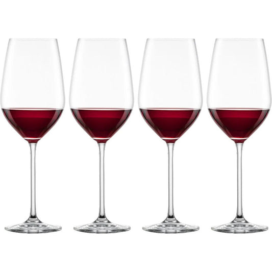 Schott Zwiesel Fortissimo Bordeaux Glas 65 Cl 4 Stuks – Wijnglas Van Schott-Zwiesel In Rvs-Glanzend Kristal Glas