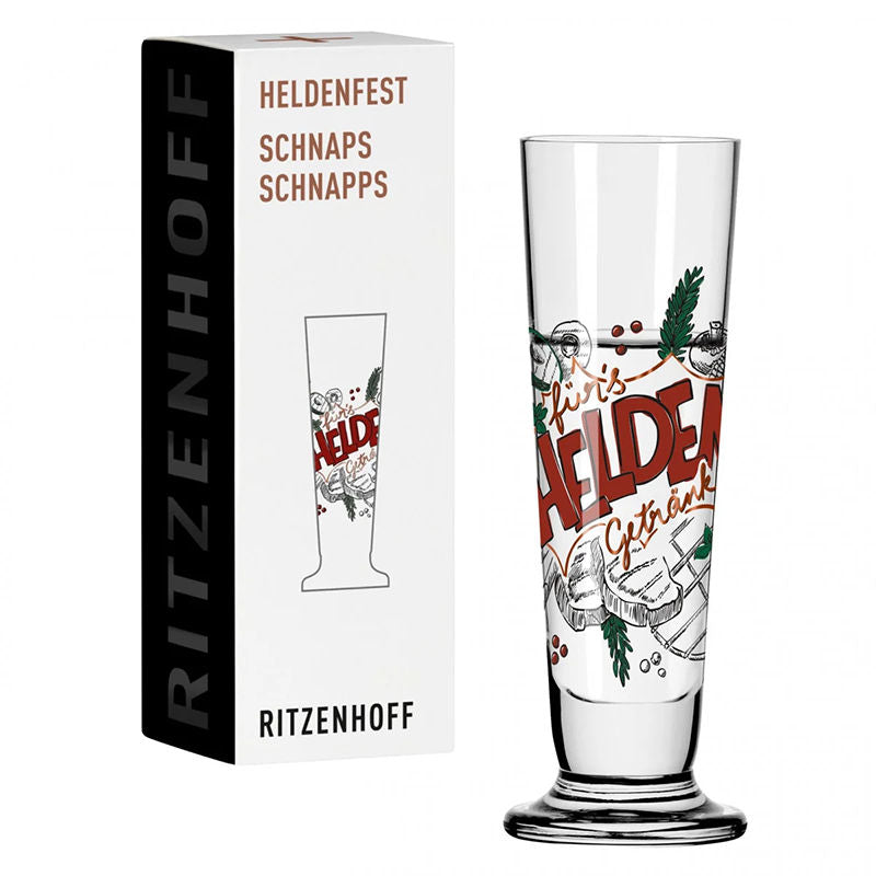Ritzenhoff Heldenfest Borrelglas 013 – Drankglas Van Ritzenhoff In Rvs-Glanzend Kristalglas