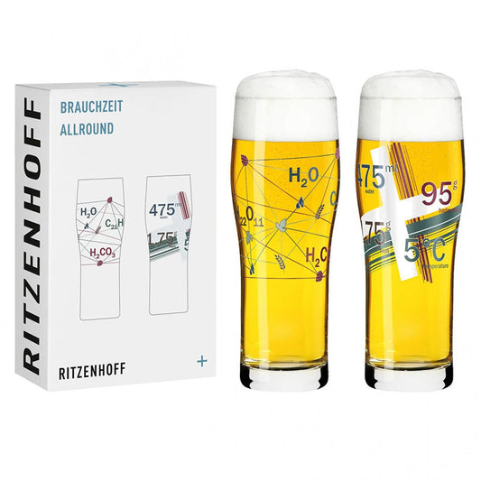 Ritzenhoff Brauchzeit All-Round Bierglas 2 Stuks – Bierglas Van Ritzenhoff In Rvs-Glanzend Kristalglas