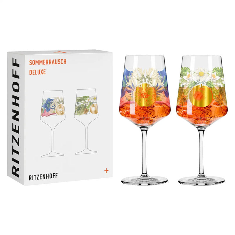 Ritzenhoff Sommerrausch Aperizzo Glas 17/18 2 Stuks – Cocktailglas Van Ritzenhoff In Rvs-Glanzend Kristalglas