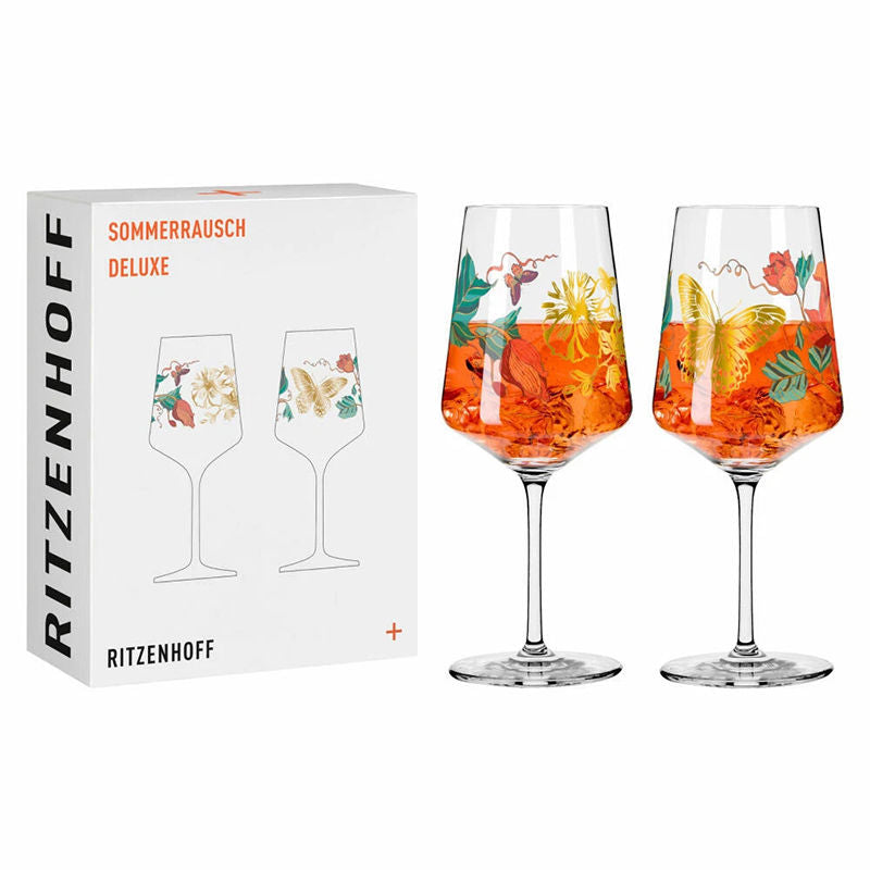 Ritzenhoff Sommerrausch Aperizzo Glas 23/22 2 Stuks – Cocktailglas Van Ritzenhoff In Rvs-Glanzend Kristalglas