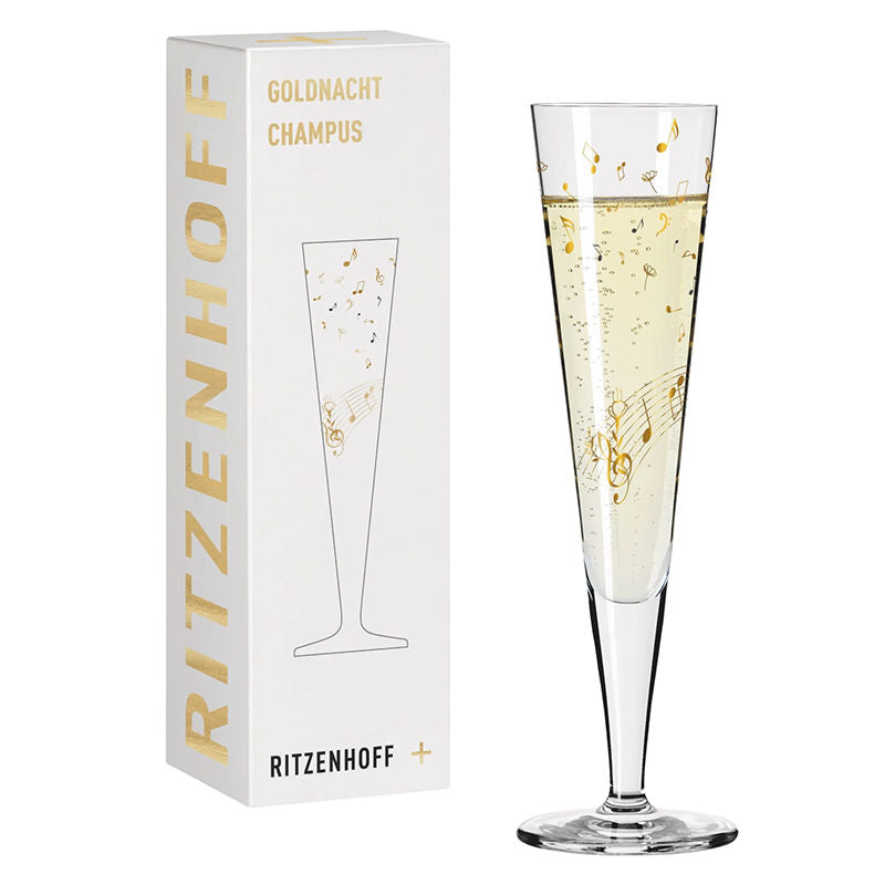 Ritzenhoff Goldnacht Champus Champagneglas 1046