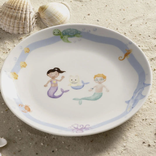 Leonardo Bambini Avventura Kinderserviesset 3-Delig Sea – Servies Van Leonardo In Rood Porselein