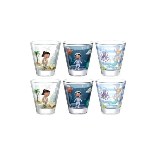 Leonardo Bambini Avventura Drinkglazen 21,5 Cl 6 Stuks – Glas Van Leonardo In Rood Glas