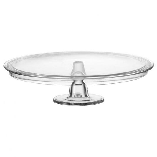 Leonardo Ciao Taartplateau Met Voetstuk – Taartplateau Van Leonardo In Rood, Wit Glas