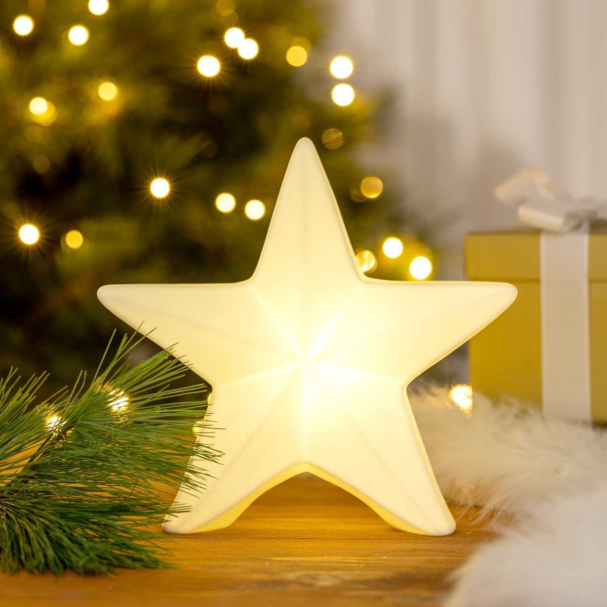 Leonardo Candela Ster Met Ledverlichting 19 cm