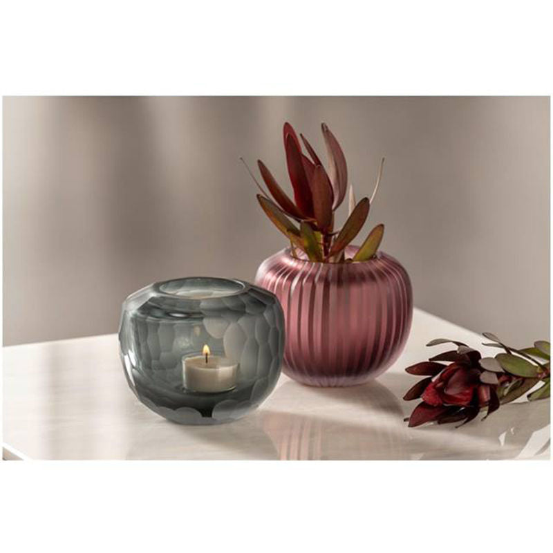 Leonardo Bellagio Vaas Antraciet Extra Small – Vaas Van Leonardo In Rood Glas