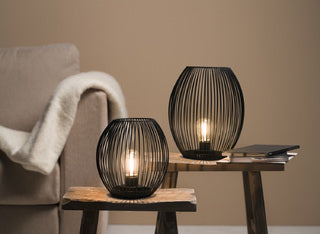 Leonardo Calamita Lantaarn Zwart 24 cm