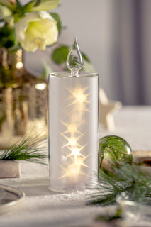 Leonardo Magico Kaars Met Ledverlichting Wit Large