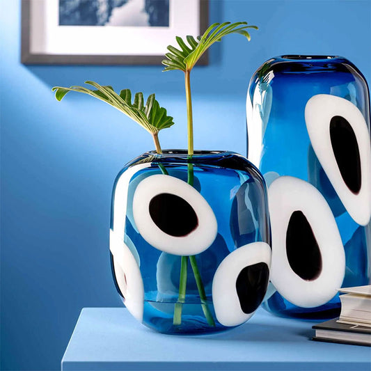 Leonardo Occhi Blu Vaas Medium – Vaas Van Leonardo In Roze, Bruin Glas