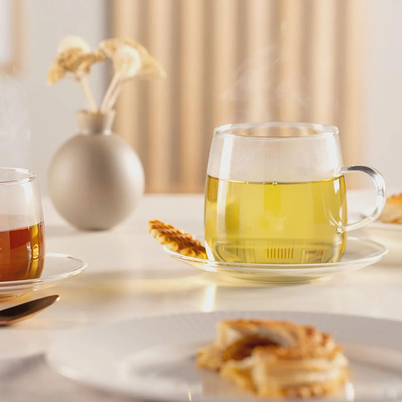 Leonardo Tè Per Te Theekop 57 Cl – Theekop Van Leonardo In Rvs-Glanzend Glas