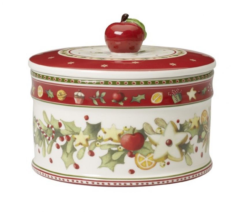 Villeroy & Boch Winter Bakery Delight Koekjespot Kerst Medium – Koekjespot Van Villeroy-Boch In Zwart Premium Porselein, Siliconen
