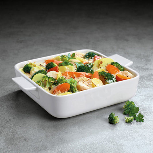 Villeroy & Boch Cooking Elements Bakvorm 21 X 21 Cm – Bakvorm Van Villeroy-Boch In Wit Premium Porselein
