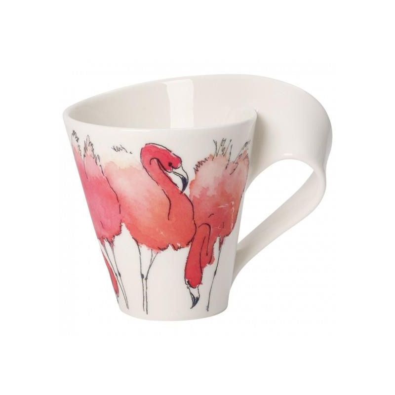 Villeroy & Boch New Wave Caffè Beker Flamingo Roze – Beker Van Villeroy-Boch In Wit Premium Porselein