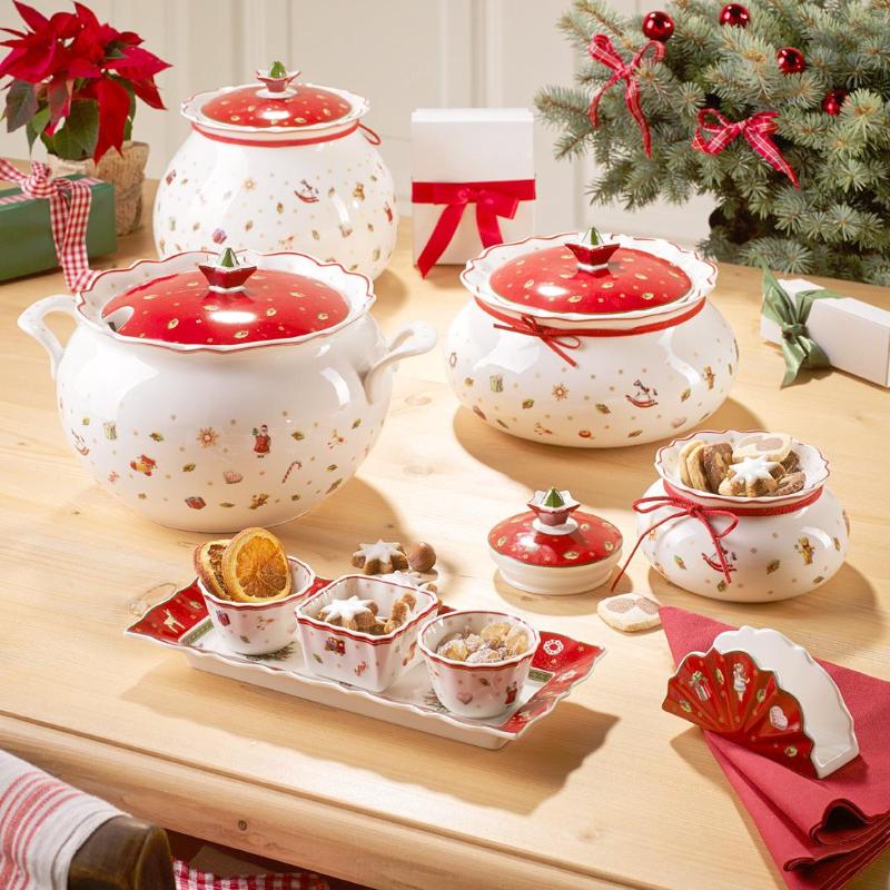 Villeroy & Boch Toy'S Delight Dipset 4-Delig – Schaal Van Villeroy-Boch In Zilver/Rvs Premium Porselein