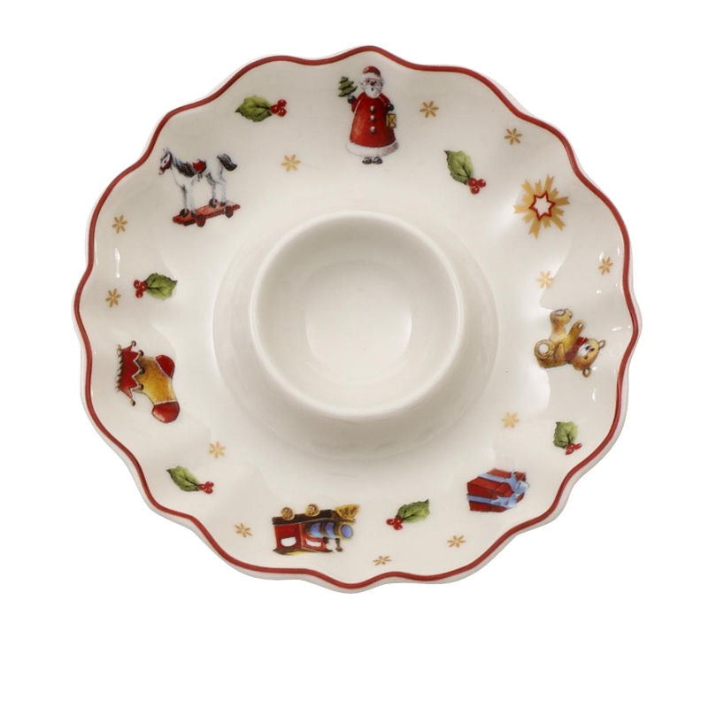 Villeroy & Boch Toy'S Delight Eierdop – Kerst Servies Van Villeroy-Boch In Zilver/Rvs Premium Porselein