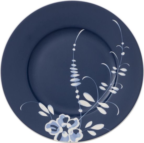 Villeroy & Boch Vieux Luxembourg Brindille Ontbijtbord 22cm blauw