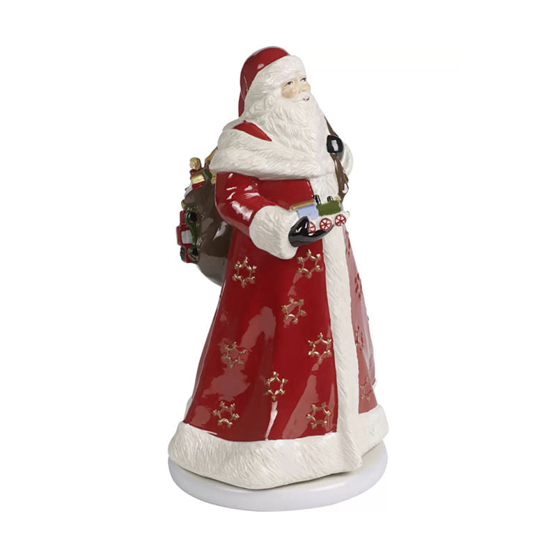 Villeroy & Boch Christmas Toy'S Memory Kerstman Draaiend – Kerstdecoratie Van Villeroy-Boch In Wit Porselein