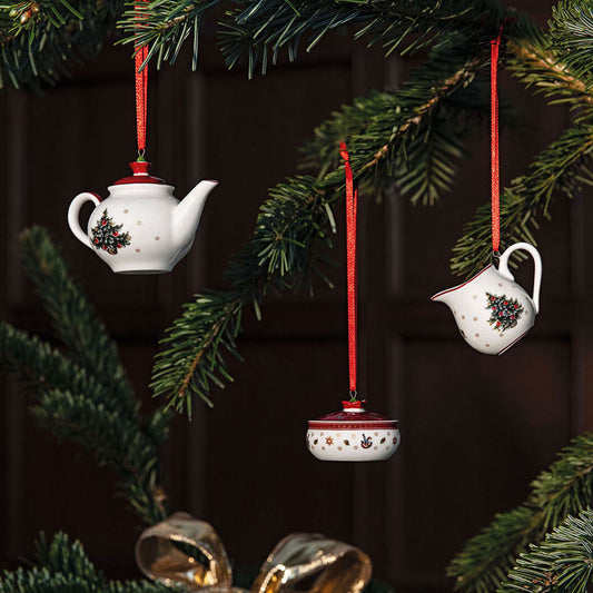 Villeroy & Boch Toy'S Delight Decoration Koffieset – Kerst Serviesset Van Villeroy-Boch In Zilver/Rvs Premium Porselein