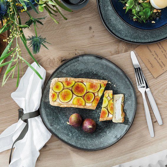 Villeroy & Boch Lave Gris Schaal Plat Aardewerk 22 cm