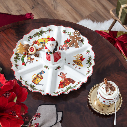 Villeroy & Boch Toy's Fantasy Vakjesschaal Met Kerstman