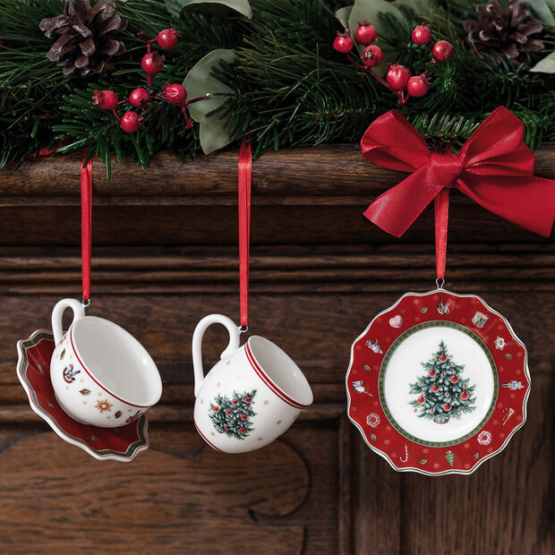 Villeroy & Boch Toy's Delight Decoration Servies Rood 3-Delig