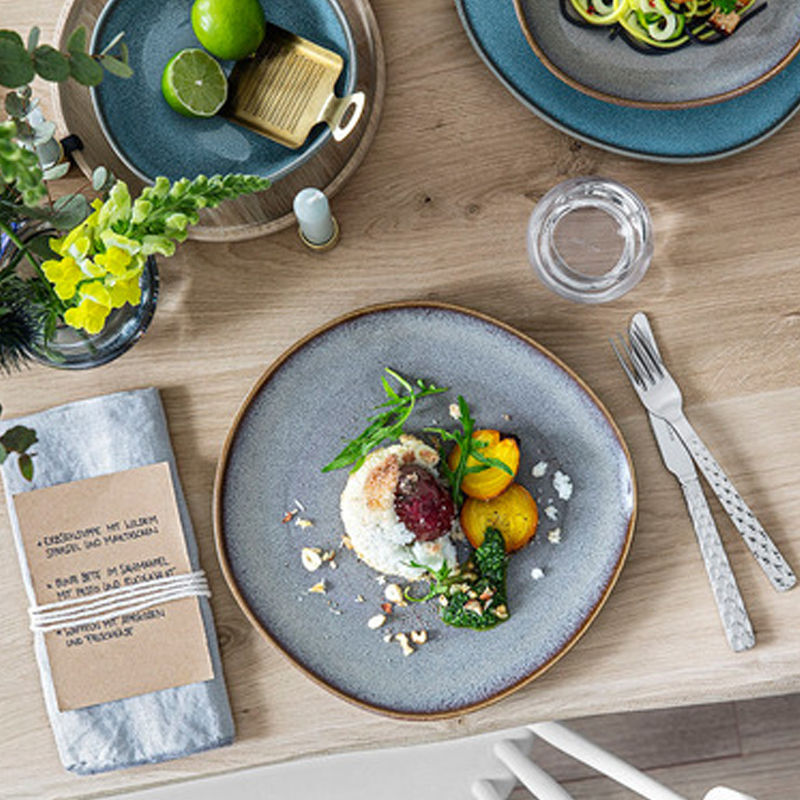 Villeroy & Boch Lave Glace Ontbijtbord Aardewerk 23,5 cm