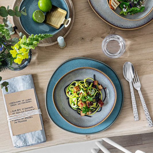 Villeroy & Boch Lave Glace Schaal Plat Aardewerk 22 cm