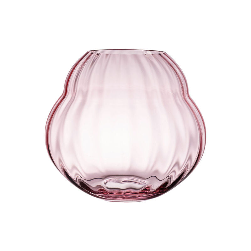 Villeroy & Boch Rose Garden Home Vaas/Windlicht Hurricane Rose – Vaas Van Villeroy-Boch In Wit, Rood Kristal Glas