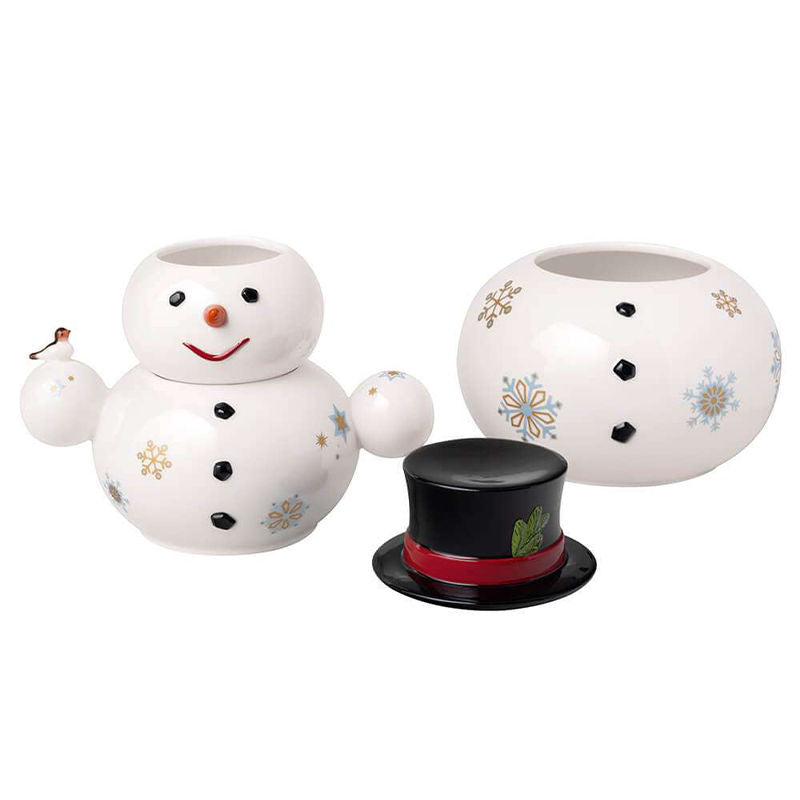 Villeroy & Boch Christmas Toy's Memory Sneeuwman Voorraadpot 20,5 X 18 X 31 cm