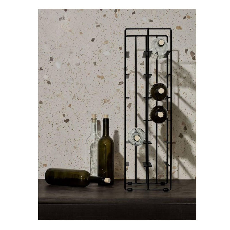 Blomus Pilare Wijnrek 12 Flessen Zwart – Wijnrek Van Blomus In Helder