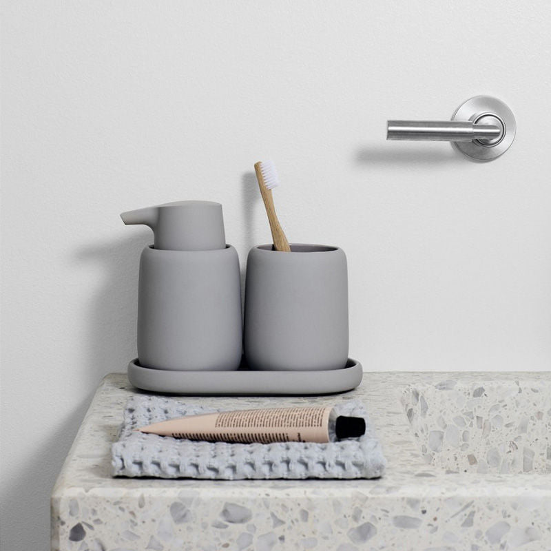 Blomus Sono Tandenpoetsbeker Micro Chip – Tandenpoetsbeker Van Blomus In Helder