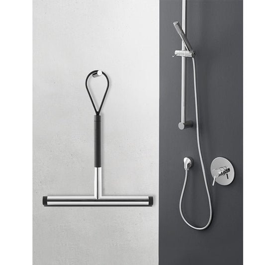 Zack Jaz Douchewisser Rvs 20,5 Cm – Douchewisser Van Zack In Zwart Roestvrij Staal