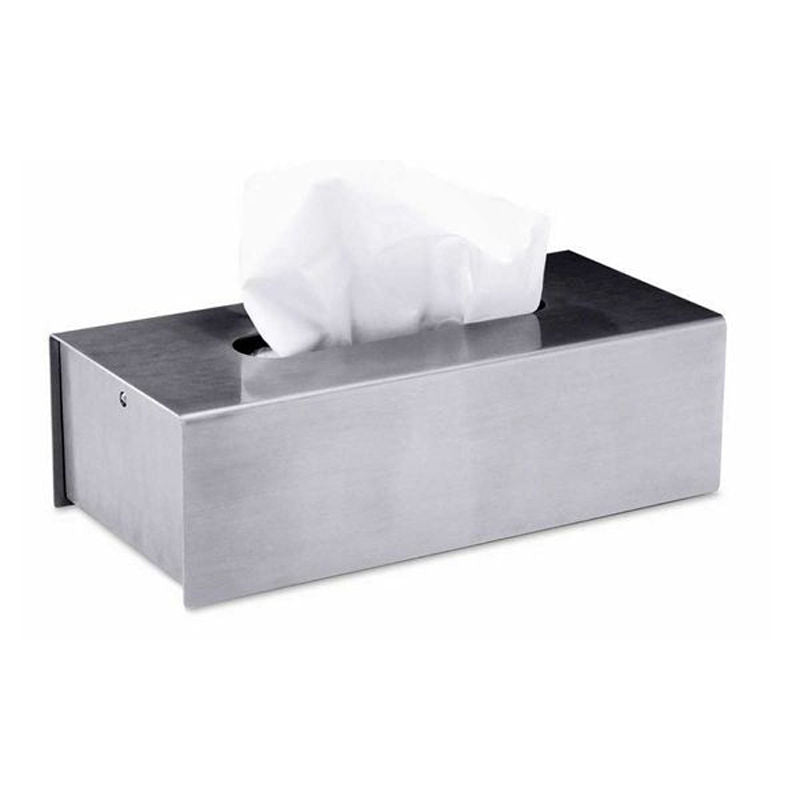Zack Puro Tissuedoos Wand Rvs Mat – Tissuedoos Van Zack In Zwart Roestvrij Staal