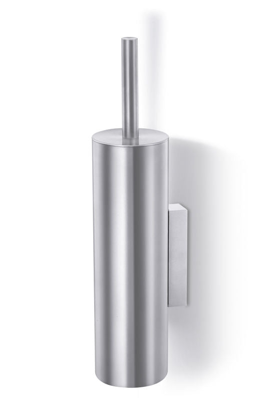 Zack Tubo Toiletborstelhouder Wand Rvs Mat – Toiletborstel Van Zack In Zwart, Zilver Roestvrij Staal