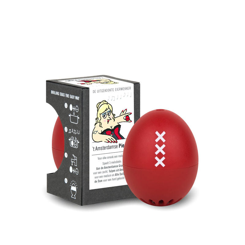 Brainstream Brutus Kookt Piepei 'T Amsterdamse – Eierwekker Van Brainstream In Helder Kunststof