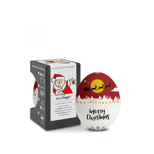 Brainstream Brutus Kookt Piepei Kerst – Eierwekker Van Brainstream In Helder Kunststof
