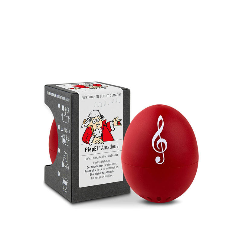 Brainstream Brutus Kookt Piepei Mozart – Eierwekker Van Brainstream In Helder Kunststof