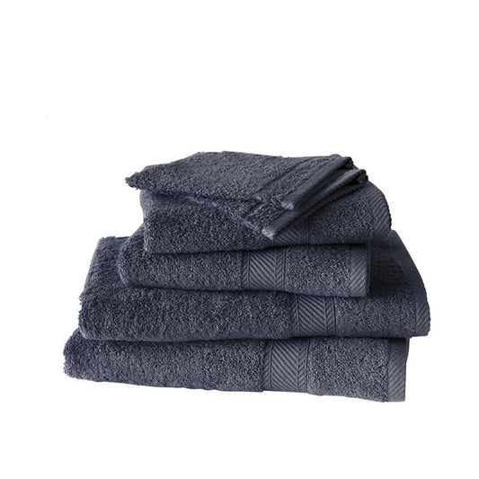 De Witte Lietaer Hélène Badtextielset Ebony 6-Delig – Badtextielset Van De-Witte-Lietaer In Helder Katoen