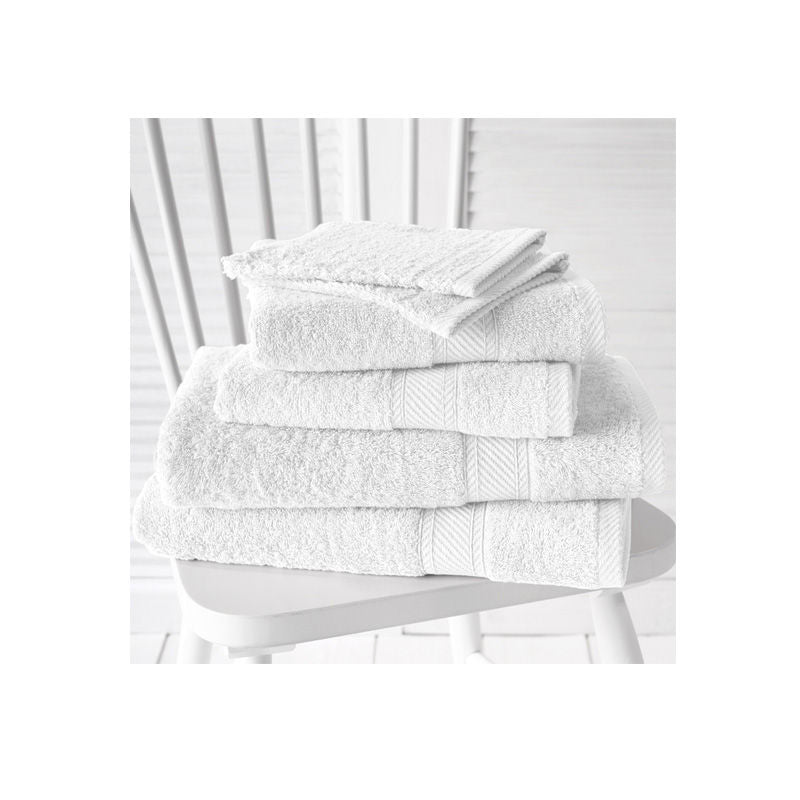 De Witte Lietaer Hélène Badtextielset Wit 6-Delig – Badtextielset Van De-Witte-Lietaer In Helder Katoen