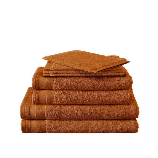 De Witte Lietaer Hélène Badtextielset Caramel 6-Delig – Badtextielset Van De-Witte-Lietaer In Helder Katoen