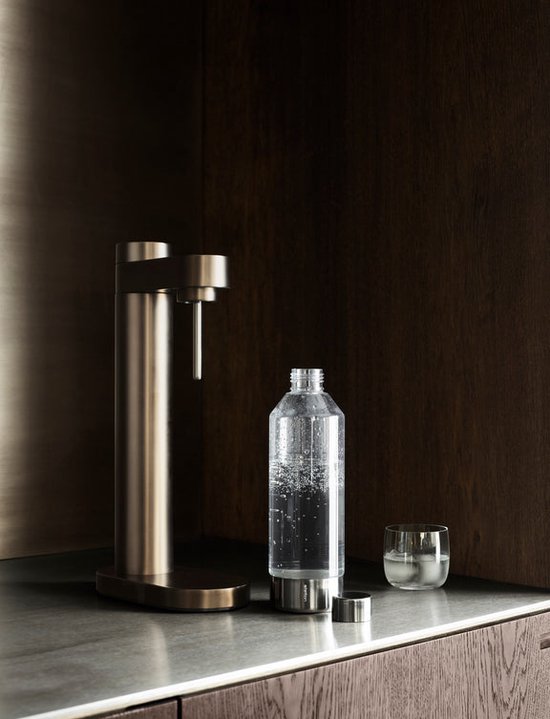 Stelton Brus Carbonator Zwart Metallic